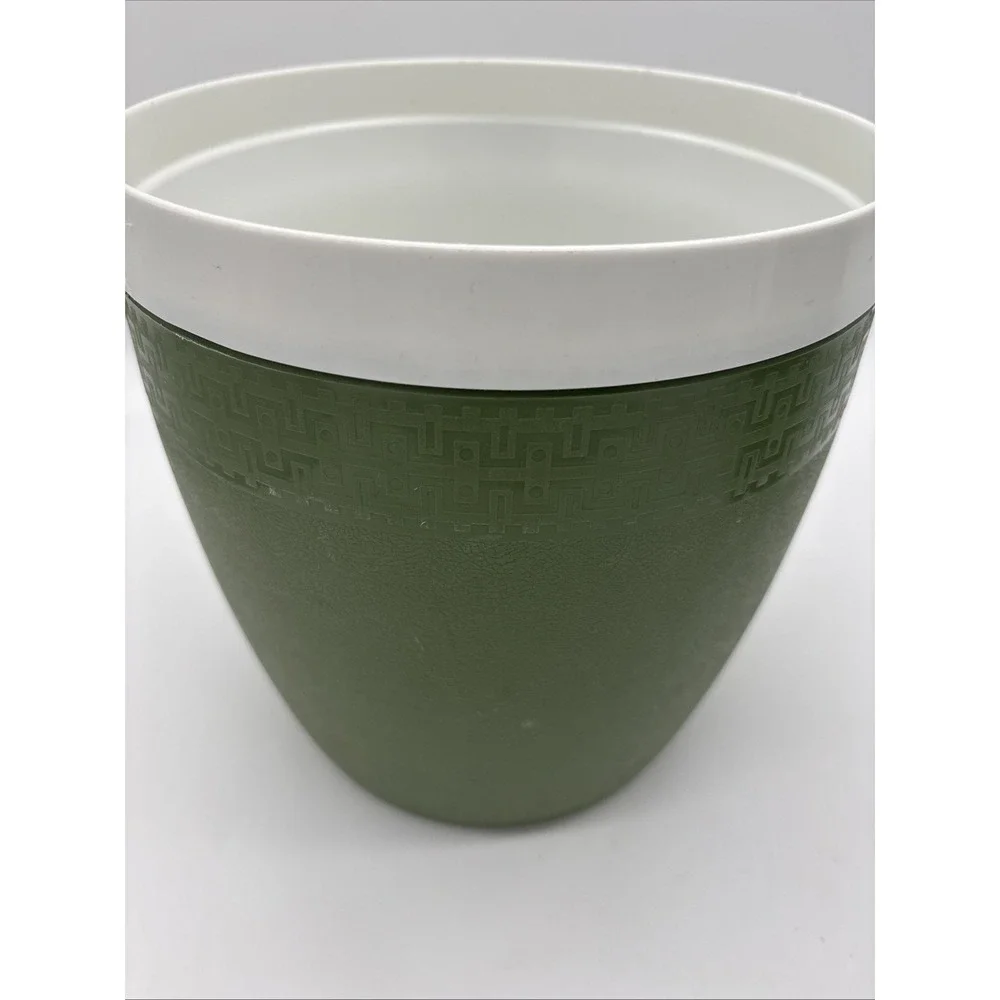 Mid Century Modern Therm O‎ Ware Avocado Green Matching Pitcher And Ice Bucket